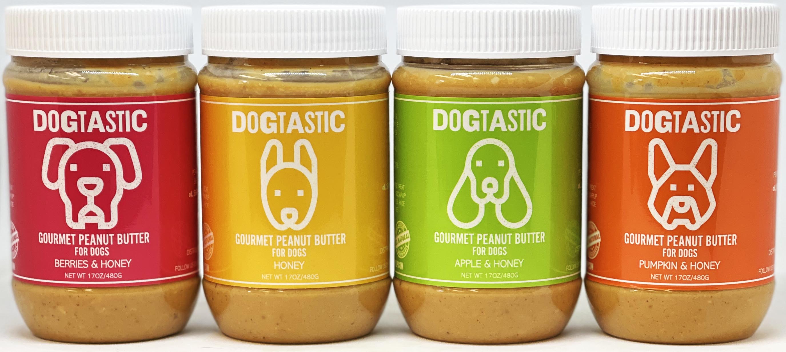 Gourmet Peanut Butter for Dogs - Pumpkin & Honey Flavor